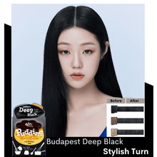 Load image into Gallery viewer, Budapest Deep Black - eZn Taeyeon&#39;s Pick Pudding Hair Colour | hebeloft
