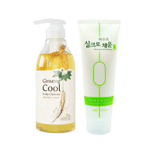 Load image into Gallery viewer, Arum Ginseng Cool Scalp Cleanser and Conditioner Set | hebeloft
